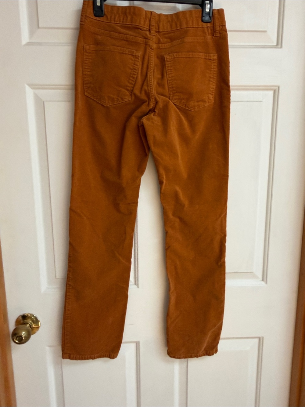 St. John's Bay Burnt Orange Straight Leg Corduroy Pants - Picture 5 of 6